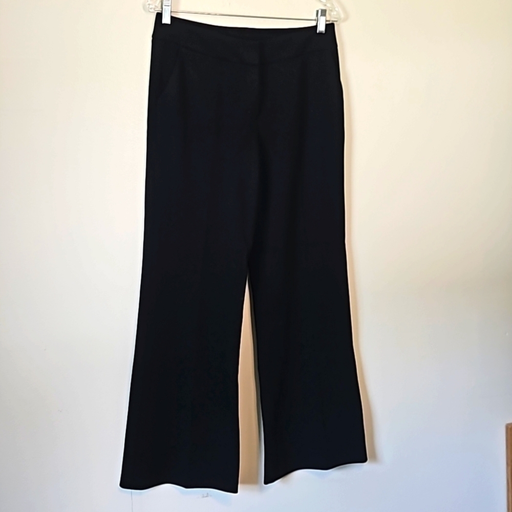 🎯 Semantiks Black Flat Front Trousers Women's Size 6